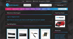 Desktop Screenshot of electricspare.co.uk